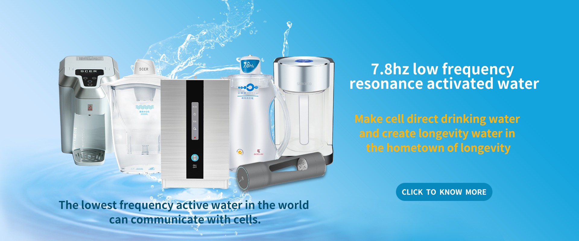 China No.1 7.8Hz Low Frequency Molecular Resonance & Hydrogen Water Equipment Factory Since 2015.